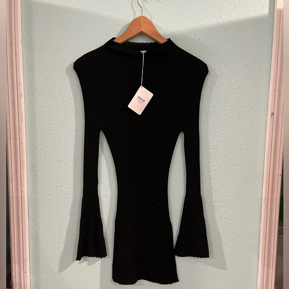 No tags. Wolford Sheer Mini Dress Virgin Wool